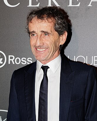 Alain Prost — Formula 1 driver portrait (photo from Wikimedia Commons)