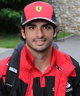 Carlos Sainz — Formula 1 driver portrait (photo from Wikimedia Commons)